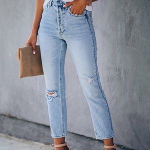 VICI / NWOT Kason Distressed High Rise Jeans Sz 26